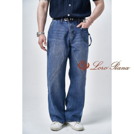 LOROPIANA 로로피아나 포인트 일자 청바지 2COLOR