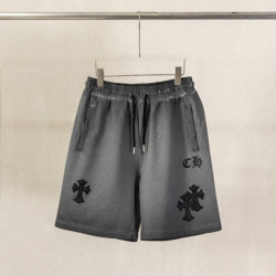 CHROME HEARTS 크롬하츠 크로스패치 하프팬츠