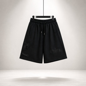CHROME HEARTS 크롬하츠 플뢰르 자수패치 하프팬츠