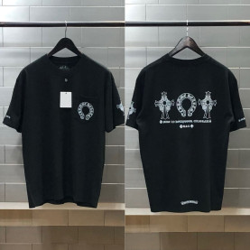 CHROME HEARTS 크롬하츠 더블크로스 포켓 반팔
