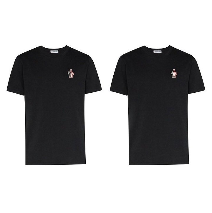 MONCLER 몽클레어 그레노블 스티치자수 반팔티