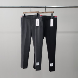 THOM BROWNE 톰브라운  패치 삼선밴딩 슬렉스 팬츠