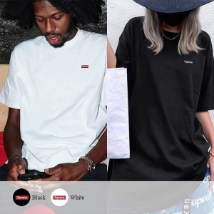 SUPREME 슈프림 로고 패치 티셔츠