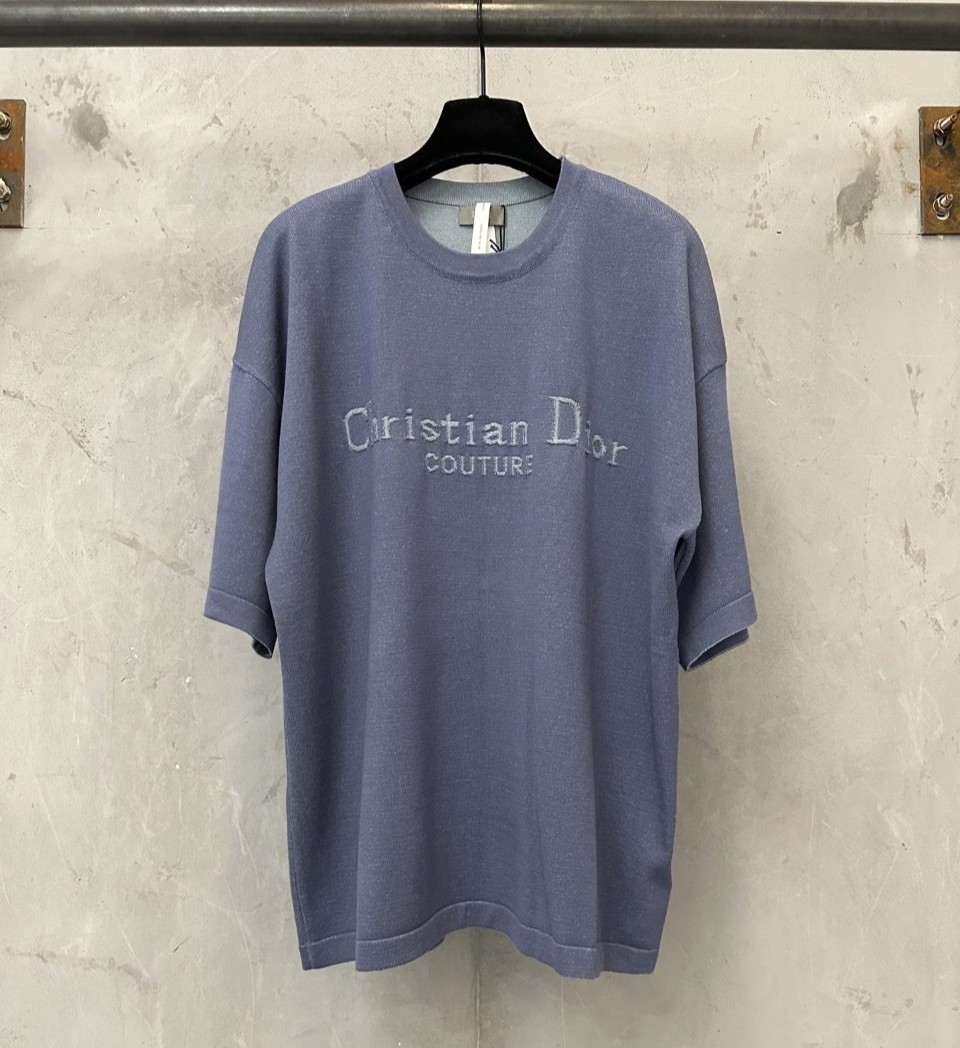 DIOR 디올 오버핏 니트 반팔