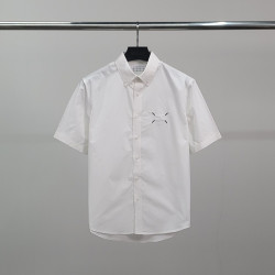 MAISON MARGIELA 메종마르지엘라 로고자수 클래식 반팔 셔츠