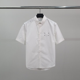MAISON MARGIELA 메종마르지엘라 로고자수 클래식 반팔 셔츠