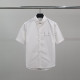 MAISON MARGIELA 메종마르지엘라 로고자수 클래식 반팔 셔츠