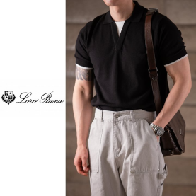 LOROPIANA 로로피아나 레이어드 니트반팔 3COLOR