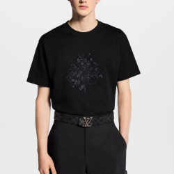 LOUIS VUITTON 루이비통 엠브로이더드 시그니처 티셔츠