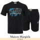 MAISON MARGIELA 메종마르지엘라 넘버 로고 페인트 하프 셋업