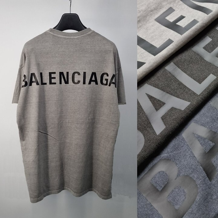 BALENCIAGA 발렌시아가 백로고 피그먼트 반팔