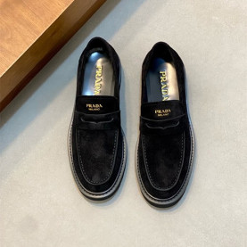 PRADA 프라다 남성용 스웨이드 로퍼 P48533 2COLOR