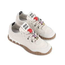 MIUMIU 미우미우 타이어 스웨이드 스니커즈
