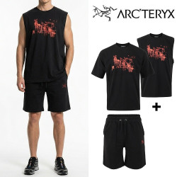 ARCTERYX 아크테릭스 그래픽 프린팅 3p 오버핏 셋업