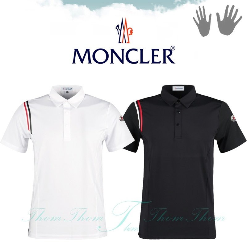 MONCLER 몽클레어 어깨 라인 카라 반팔