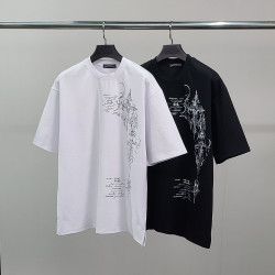 CHROME HEARTS 크롬하츠 십자레터링 오버핏 반팔티