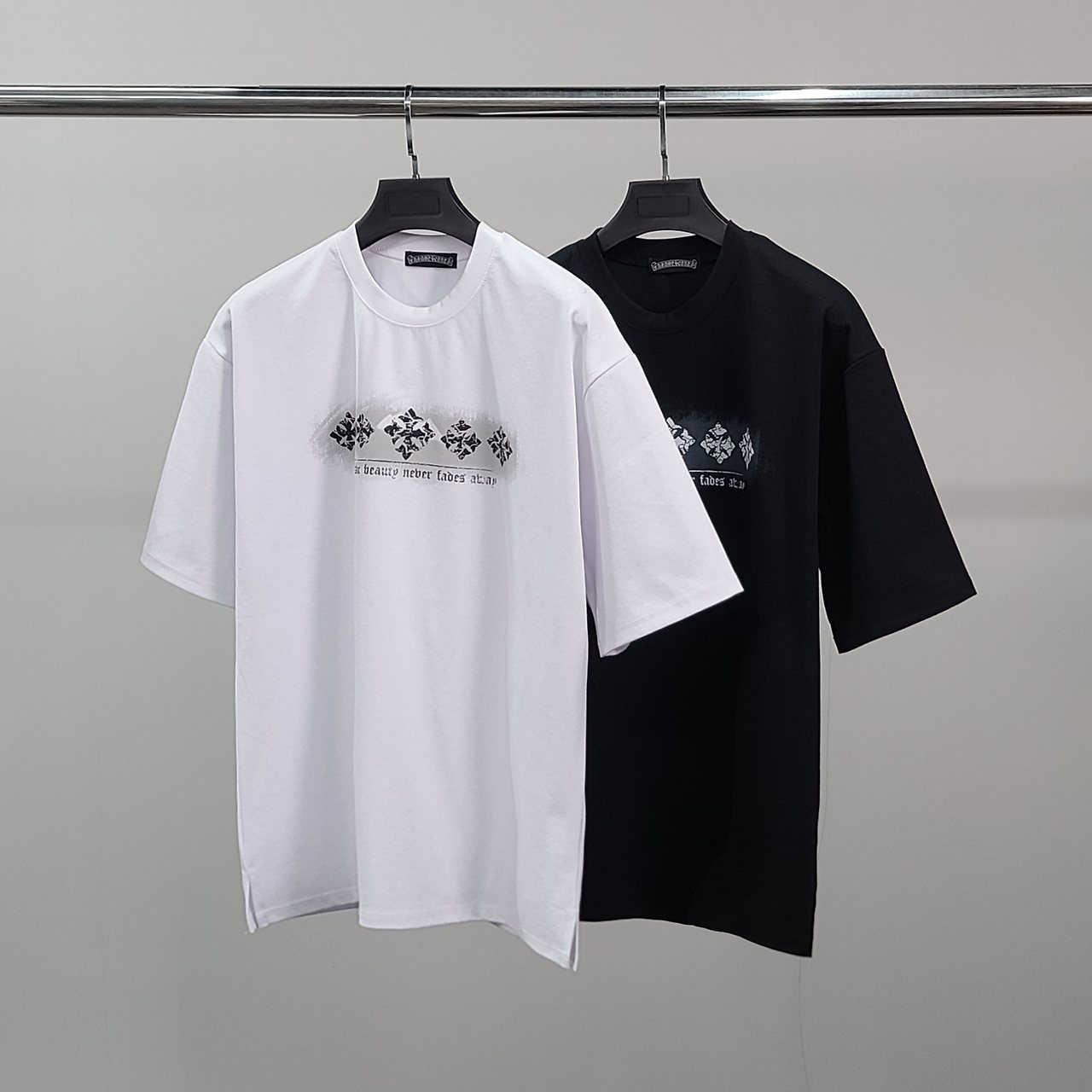 CHROME HEARTS 크롬하츠 멀티십자 오버핏 반팔티