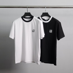 LOEWE 로에베  엠보로고 배색 라운드 반팔티