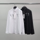 VALENTINO 발렌티노 로고프린팅 오버  코튼 셔츠