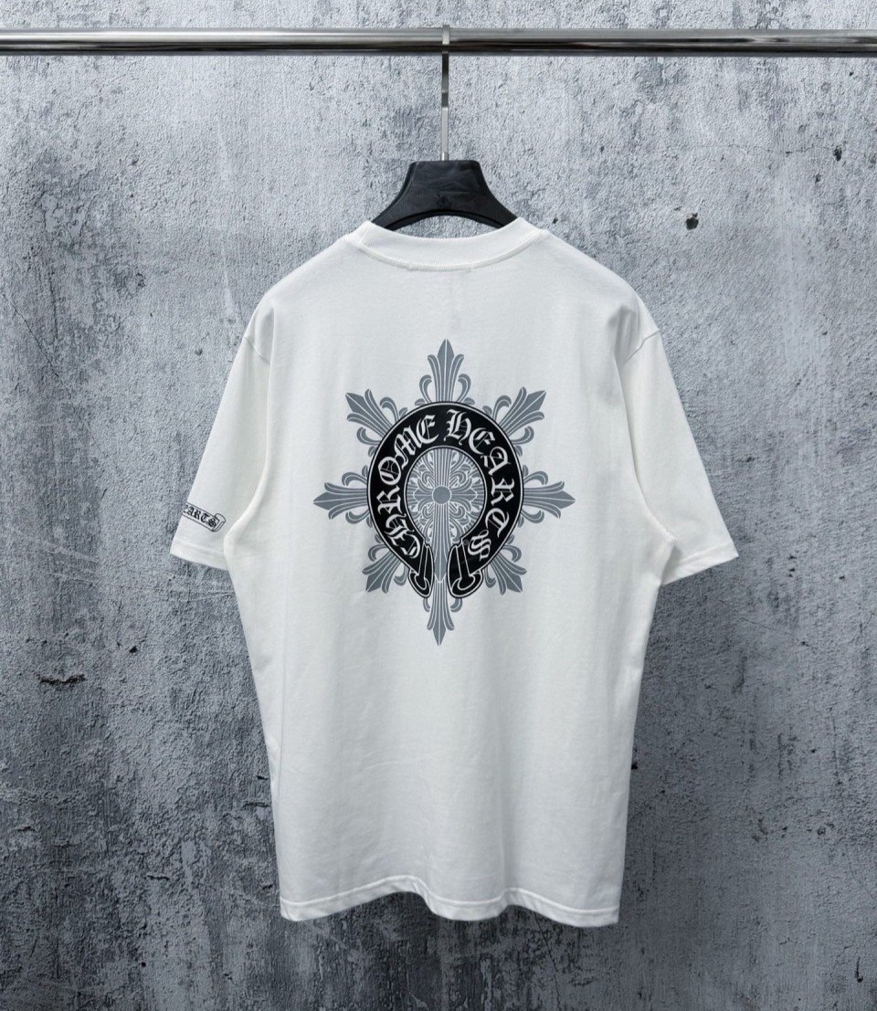 CHROME HEARTS 크롬하츠 홀스슈 바인 코튼 티셔츠 2COLOR