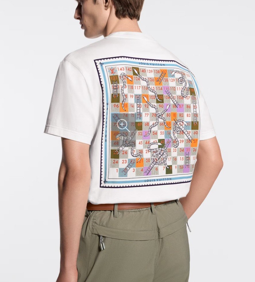 LOUIS VUITTON 루이비통 프린티드 티셔츠