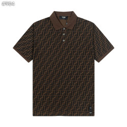 FENDI 펜디  FF 모티프 카라 티셔츠