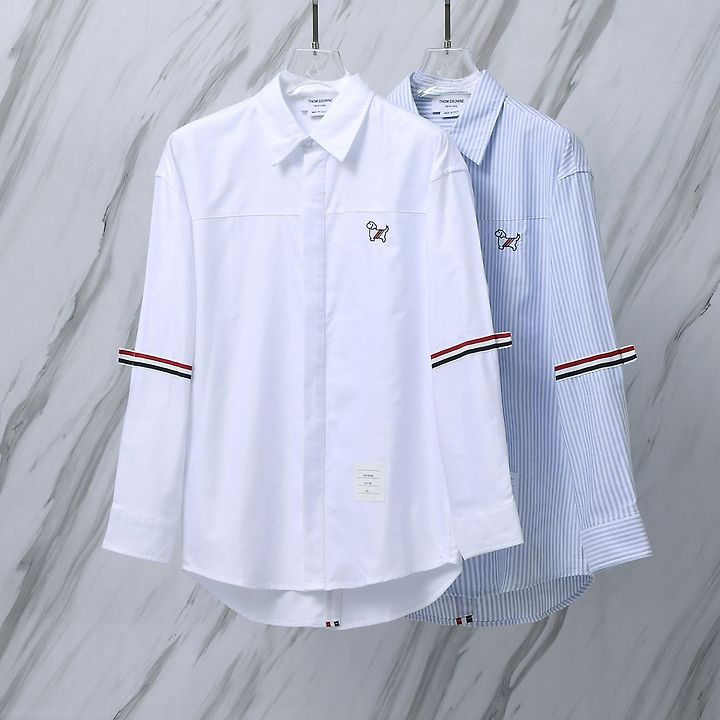 THOM BROWNE 톰브라운 012 우먼 헥터 RWB 옥스포드 셔츠