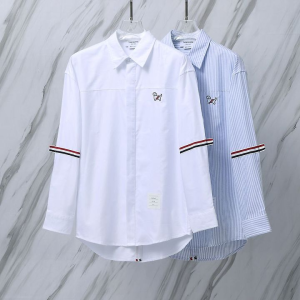 THOM BROWNE 톰브라운 012 우먼 헥터 RWB 옥스포드 셔츠