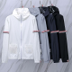 THOM BROWNE 톰브라운 001 RWB 암밴드 립스탑 후드 윈드브레이커