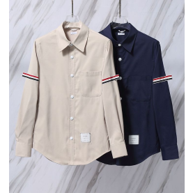 THOM BROWNE 톰브라운 003 RWB 암밴드 나일론 셔츠 자켓