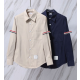 THOM BROWNE 톰브라운 003 RWB 암밴드 나일론 셔츠 자켓