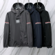 THOM BROWNE 톰브라운 005 RWB 암밴드 테크니컬 나일론 후드 윈드브레이커