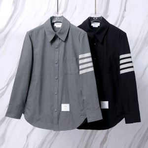 THOM BROWNE 톰브라운 007 클래식 사선 셔츠 자켓
