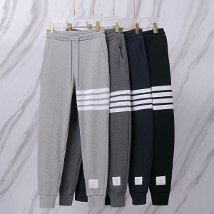 THOM BROWNE 톰브라운 102 클래식 사선 스웨트 팬츠