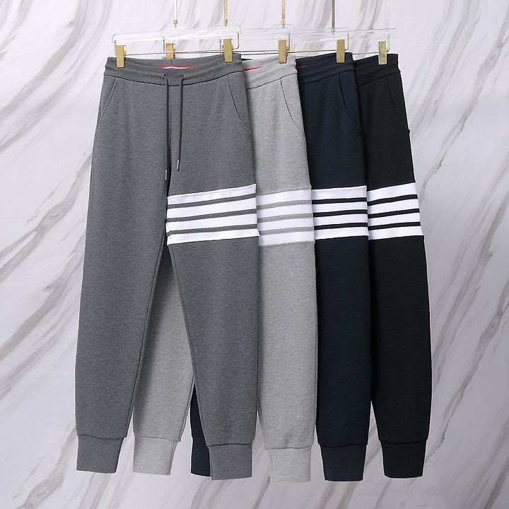 THOM BROWNE 톰브라운 108 클래식 사선 와플 스웨트 팬츠