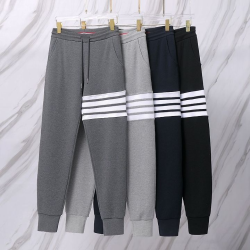 THOM BROWNE 톰브라운 108 클래식 사선 와플 스웨트 팬츠