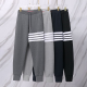 THOM BROWNE 톰브라운 108 클래식 사선 와플 스웨트 팬츠