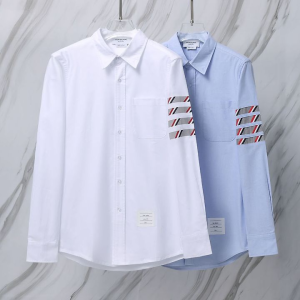 THOM BROWNE 톰브라운 151 RWB 사선 옥스포드 셔츠