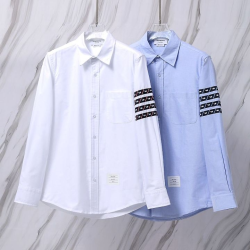 THOM BROWNE 톰브라운 513 돌핀 사선 옥스포드 셔츠