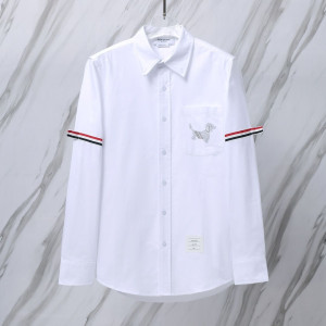 THOM BROWNE 톰브라운 518 헥터 RWB 암밴드 옥스포드 셔츠