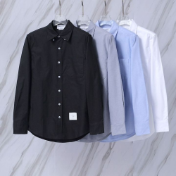 THOM BROWNE 톰브라운 901 히든 RWB 옥스포드 셔츠