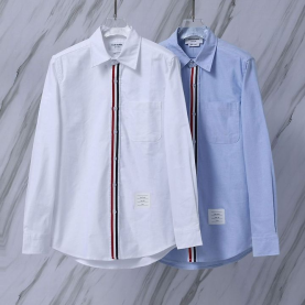 THOM BROWNE 톰브라운 902 RWB 라인 옥스포드 셔츠