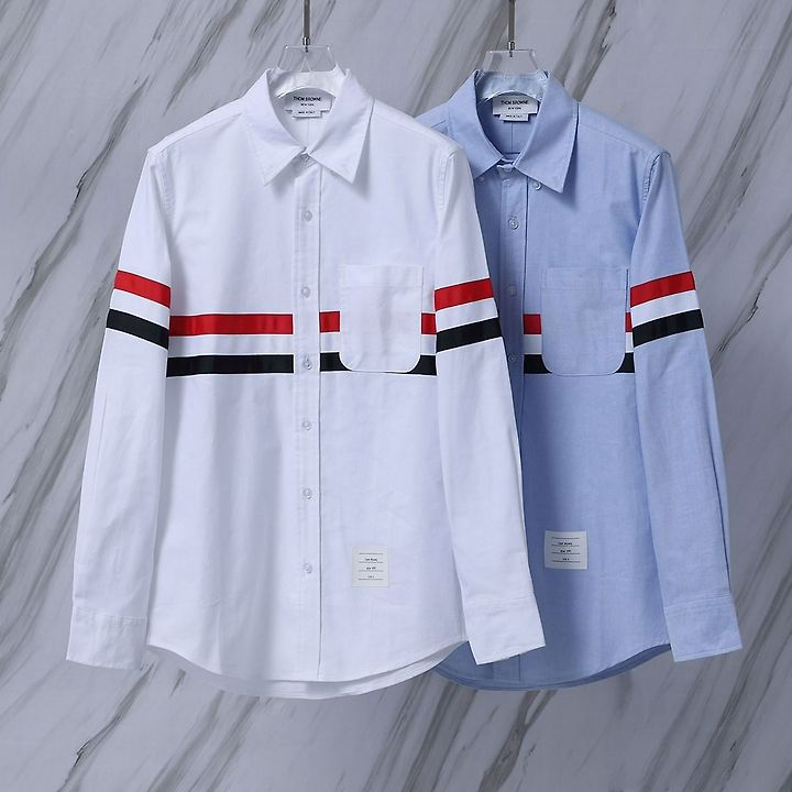 THOM BROWNE 톰브라운 903 올어라운드 RWB 옥스포드 셔츠