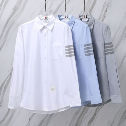 THOM BROWNE 톰브라운 906 클래식 사선 옥스포드 셔츠