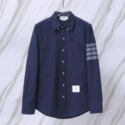 THOM BROWNE 톰브라운 908 사선 트윌 코튼 셔츠