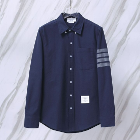 THOM BROWNE 톰브라운 908 사선 트윌 코튼 셔츠