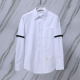 THOM BROWNE 톰브라운 910 블랙 완장 옥스포드 셔츠
