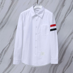 THOM BROWNE 톰브라운 912 RWB 볼드 암밴드 옥스포드 셔츠