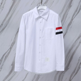 THOM BROWNE 톰브라운 912 RWB 볼드 암밴드 옥스포드 셔츠