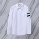 THOM BROWNE 톰브라운 912 RWB 볼드 암밴드 옥스포드 셔츠